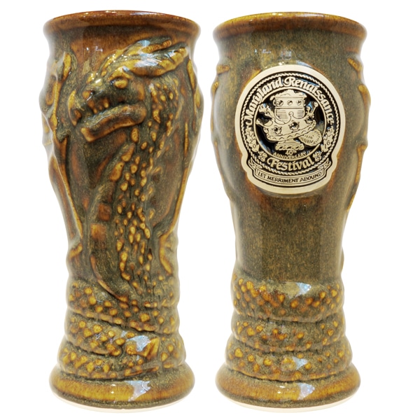 Dragon Pilsner Goblet Products Grey Fox Pottery